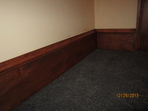 Floor trim replaced.
