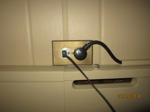 after replacing with House of Antique Hardware brass outlet plates